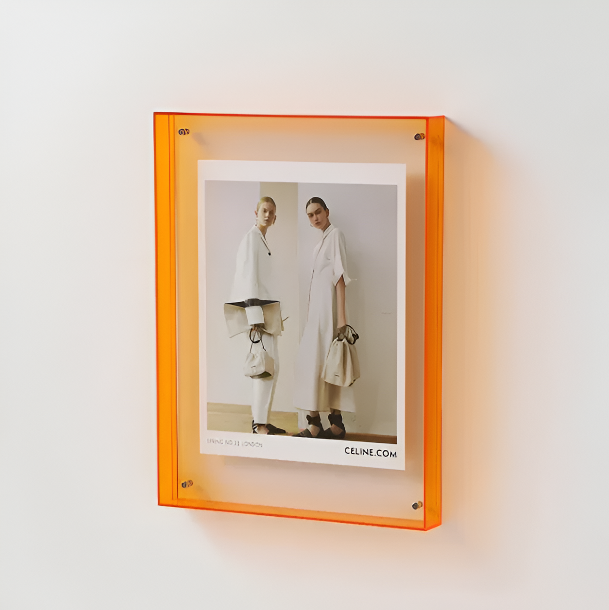 Transparent Acrylic Photo Frame with Minimalist Design