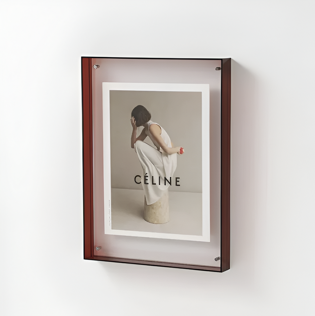 Transparent Acrylic Photo Frame with Minimalist Design
