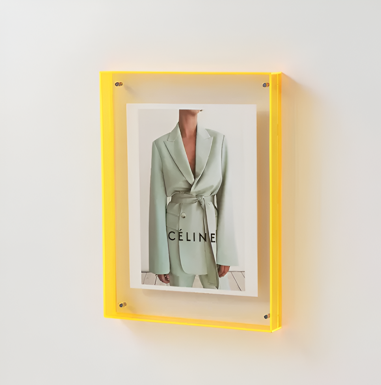 Transparent Acrylic Photo Frame with Minimalist Design