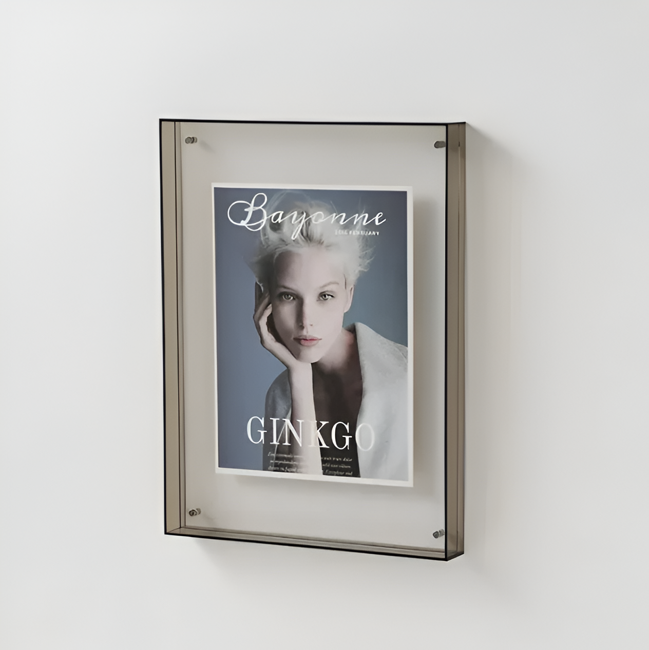 Transparent Acrylic Photo Frame with Minimalist Design