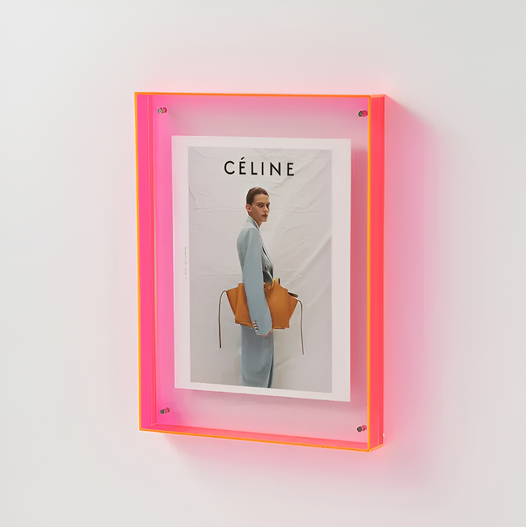 Transparent Acrylic Photo Frame with Minimalist Design