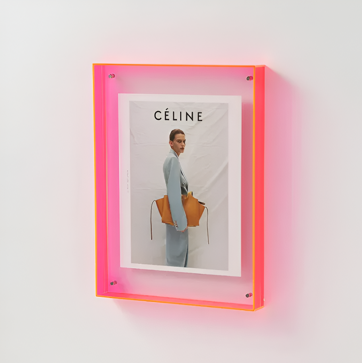 Transparent Acrylic Photo Frame with Minimalist Design