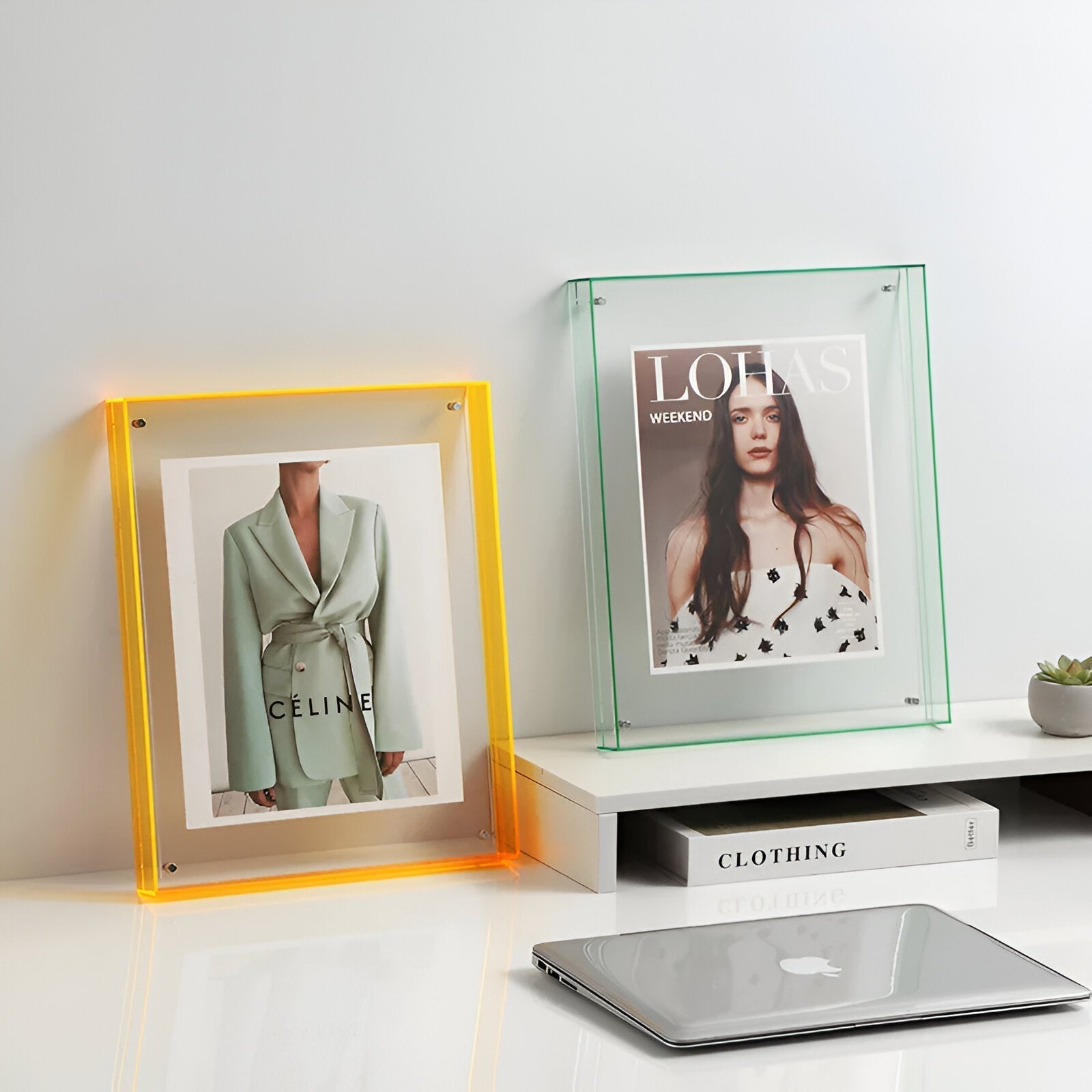 Transparent Acrylic Photo Frame with Minimalist Design
