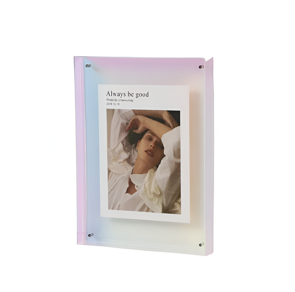 Transparent Acrylic Photo Frame with Minimalist Design
