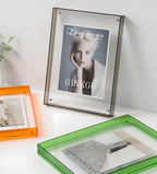 Transparent Acrylic Photo Frame with Minimalist Design