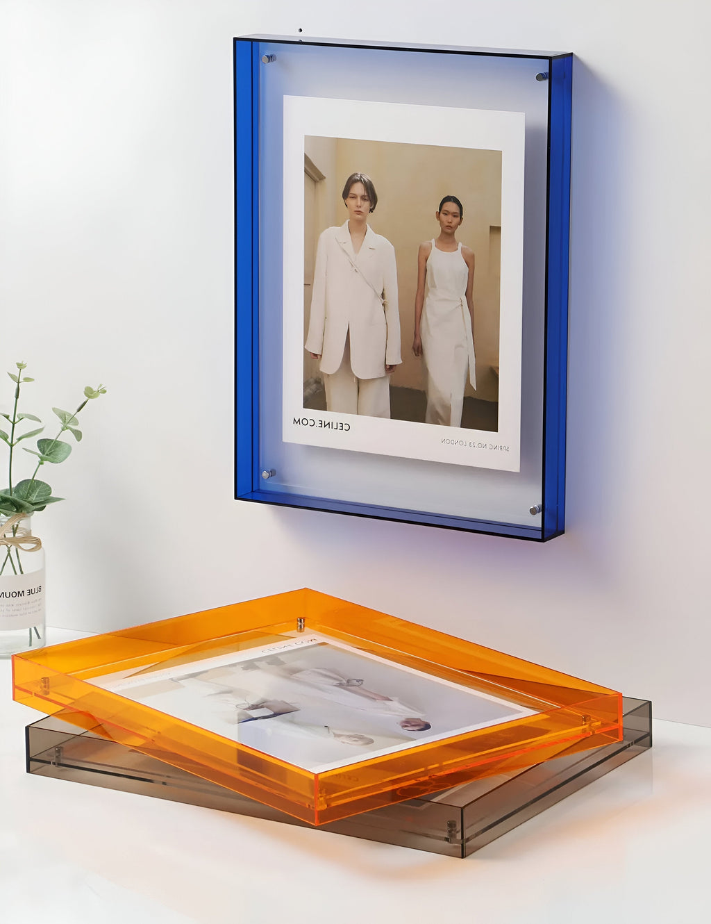 Transparent Acrylic Photo Frame with Minimalist Design