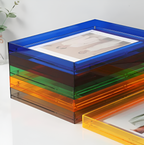 Transparent Acrylic Photo Frame with Minimalist Design