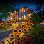 Florissa - Realistic Solar Sunflower Garden Lights with IP65 Weather Resistance