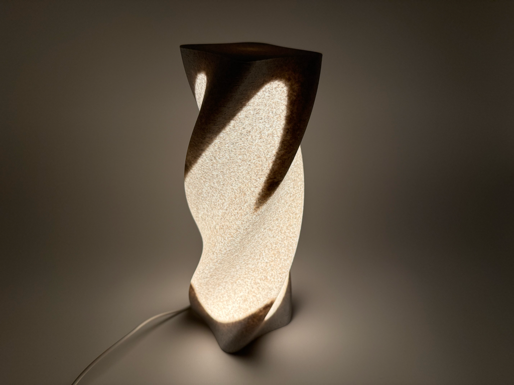 LED Design Lamp in White Marble – Premium Quality