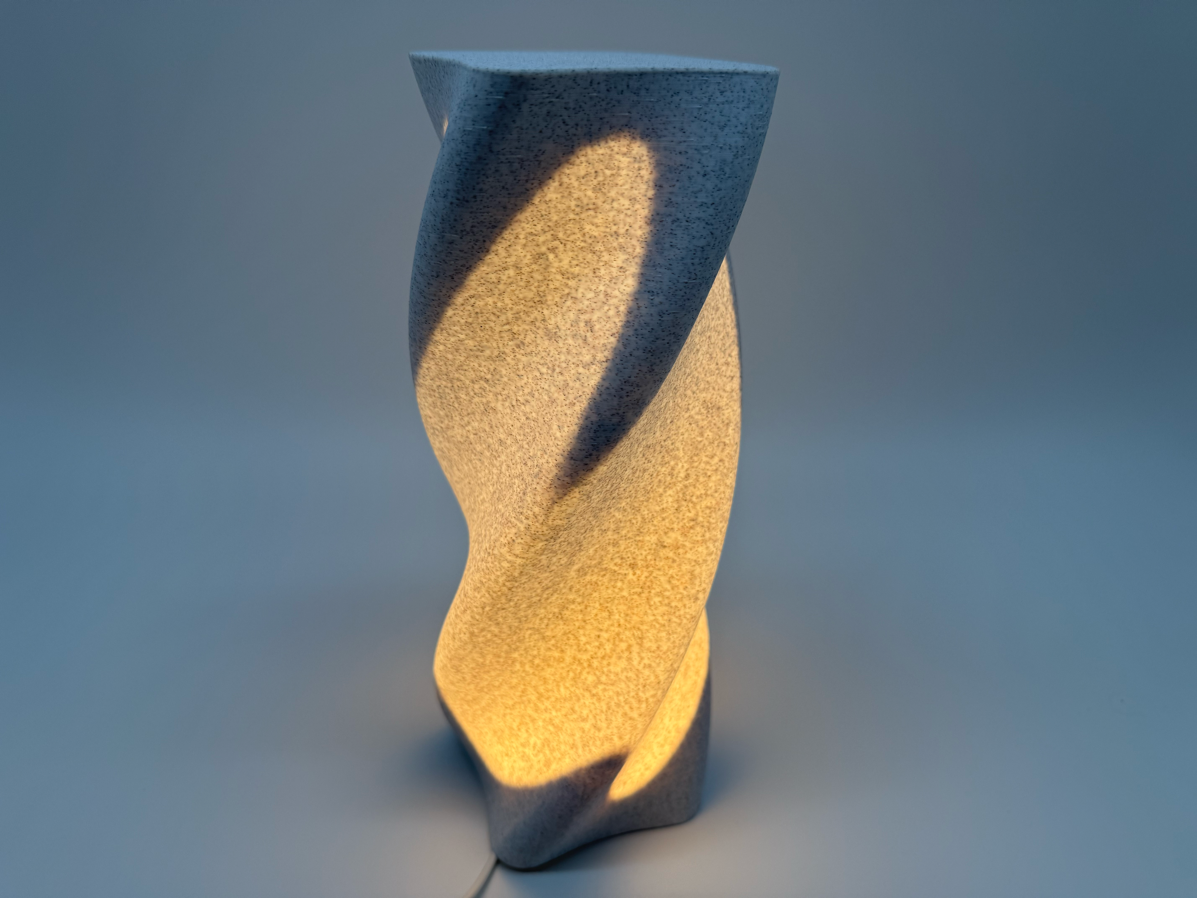 LED Design Lamp in White Marble – Premium Quality