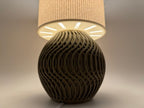 Modern Table Lamp "Marble" with Marble Pattern Shade and Stylish Geometric Base – Ambient Lighting