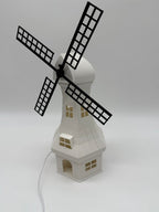 Mill Decorative Table Lamp in the Shape of a Windmill – Unique Ambient Lamp with Warm Light