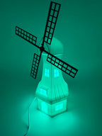 Mill Decorative Table Lamp in the Shape of a Windmill – Unique Ambient Lamp with Warm Light