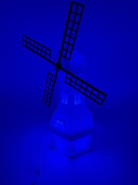 Mill Decorative Table Lamp in the Shape of a Windmill – Unique Ambient Lamp with Warm Light