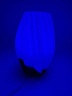 Waves Design Table Lamp with Color-Changing Light and Remote Control – Modern Ambient Lamp
