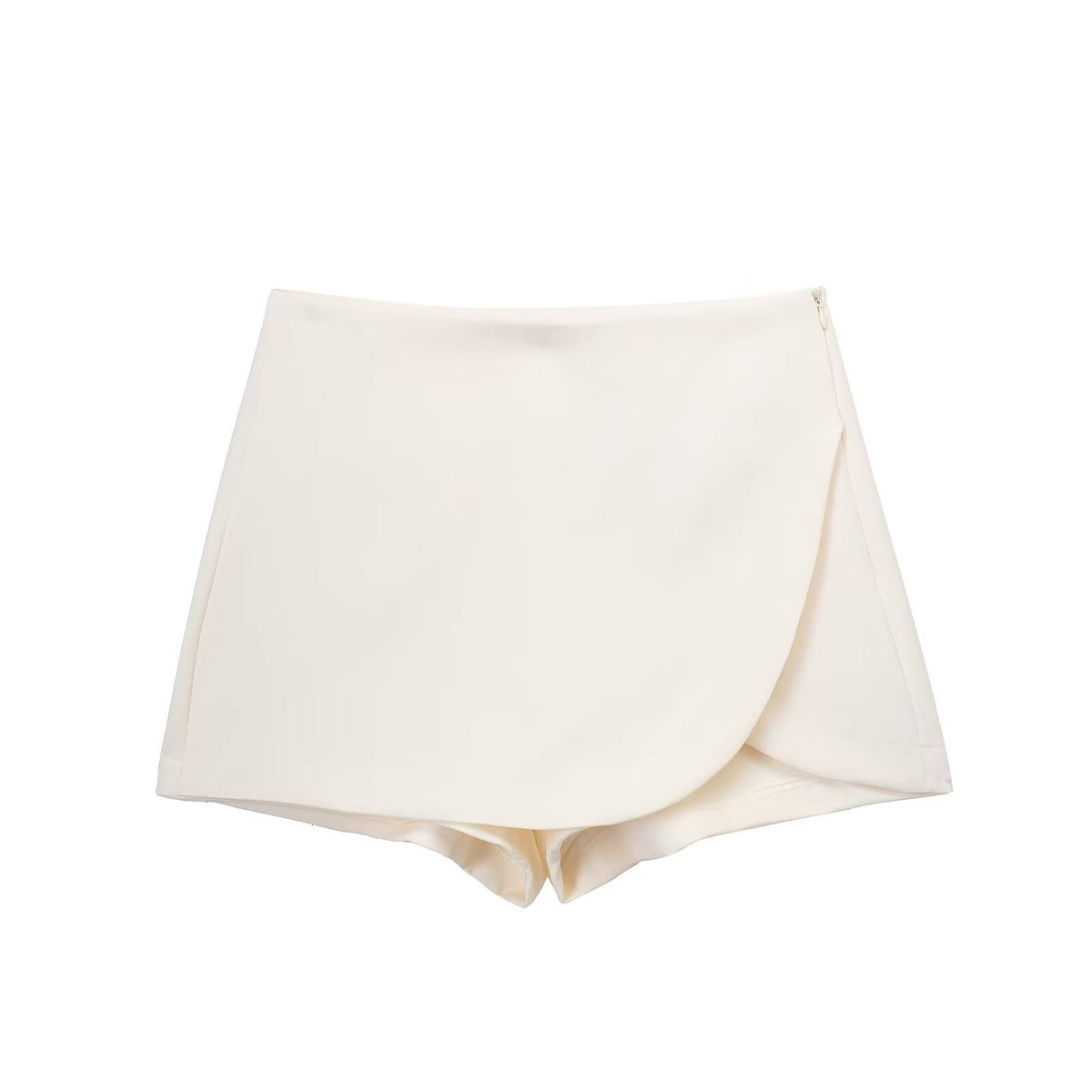 Women's Skort with Wrap Front and Elastic Waist