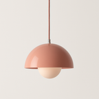 Ceiling Pendant Light in Iron with Adjustable Cord - Warm White Glow