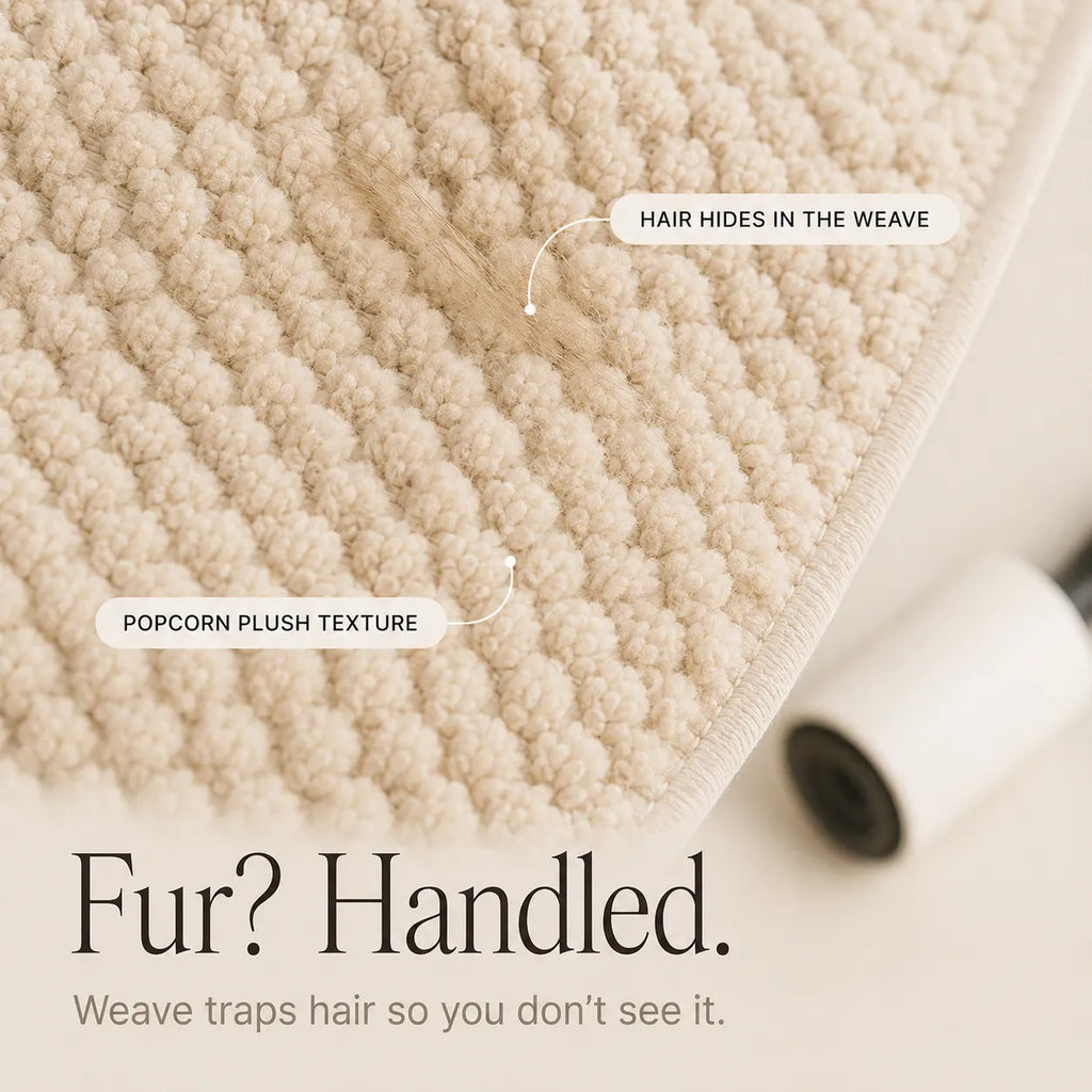Non-Slip Sofa Cover for Pets – Plush Grip-Dot Couch Protector