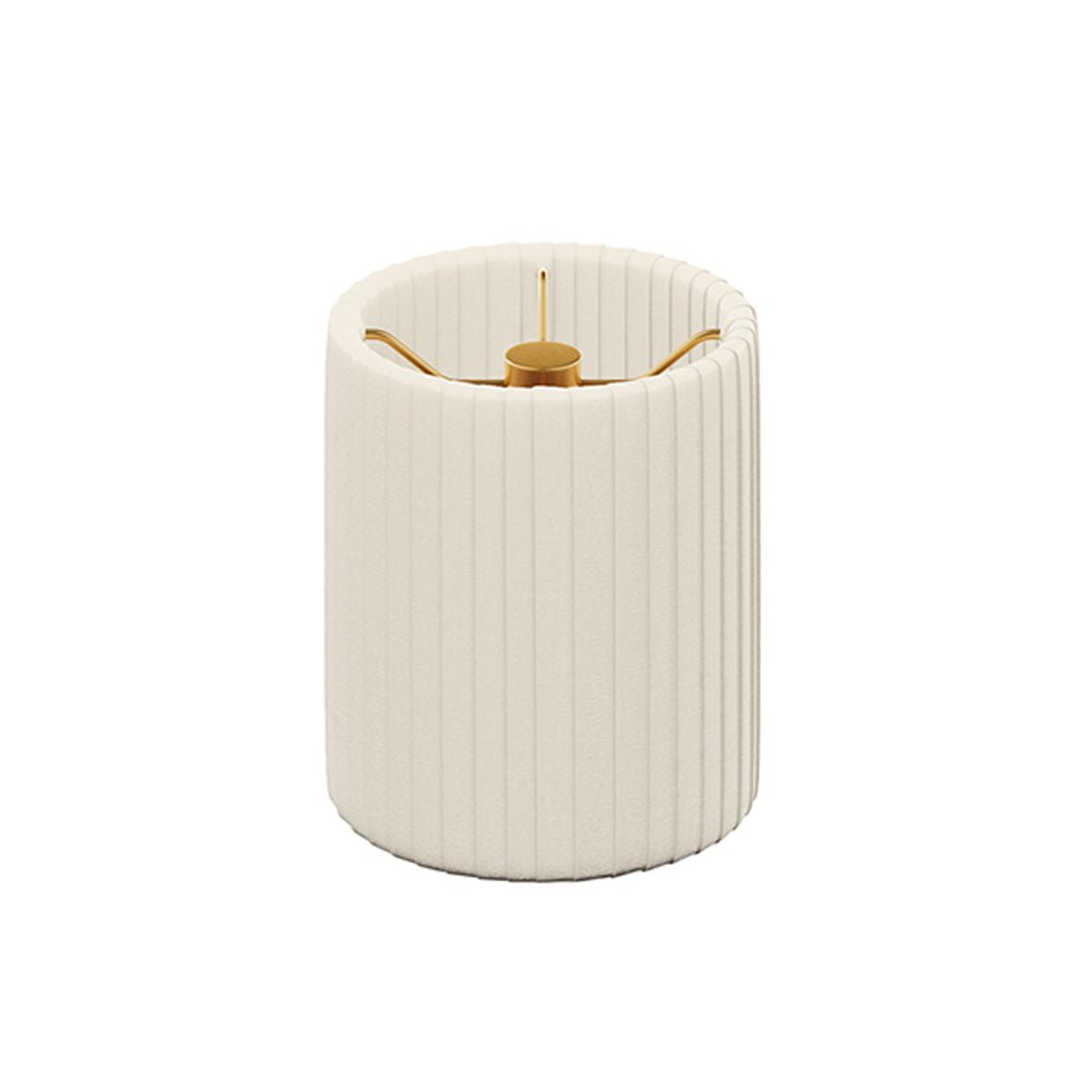 Shade Silk Pleated - Ivory 11cm [A]