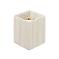 Shade Silk Pleated - Ivory 12cm [B]