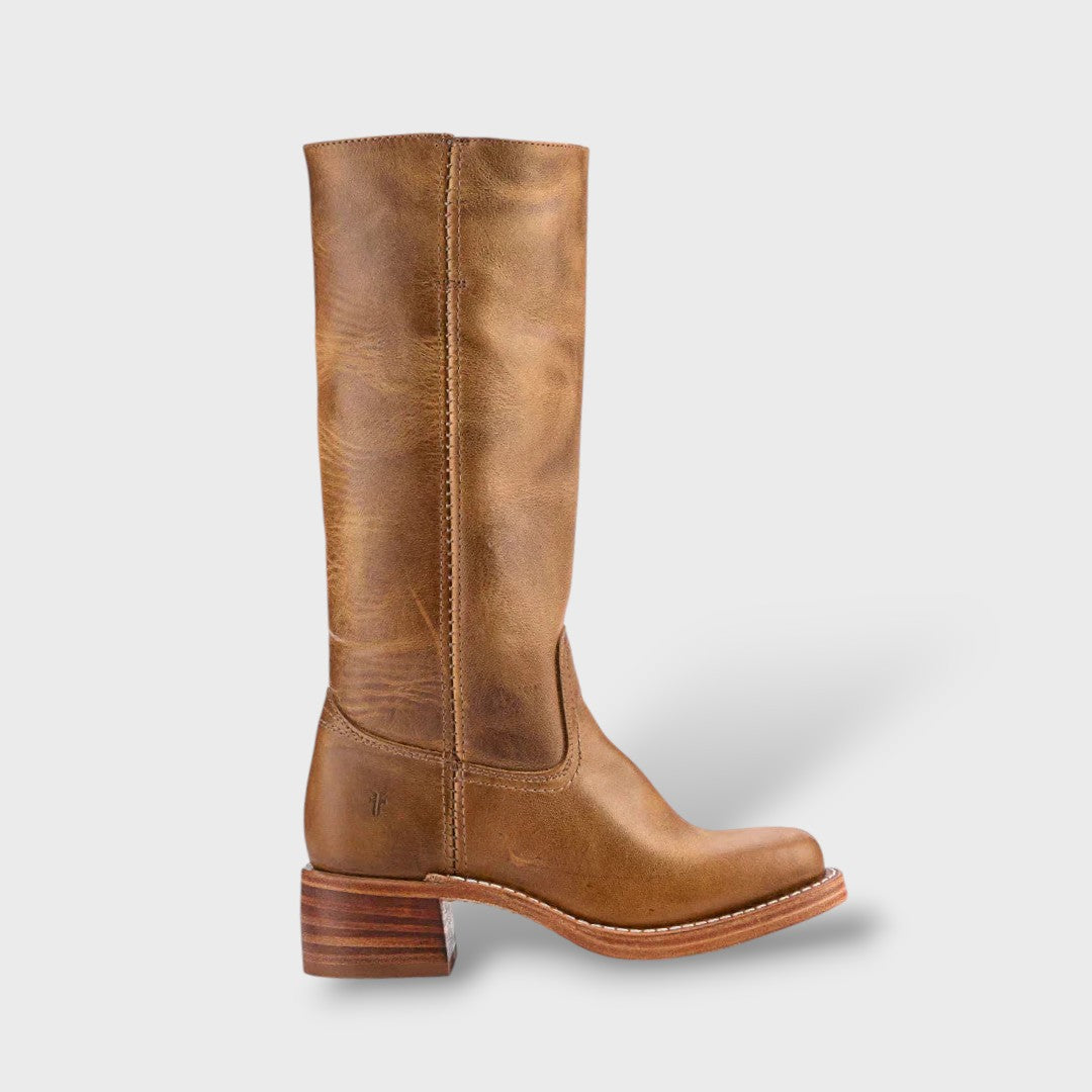 Women's Knee High Boots with Structured Sole