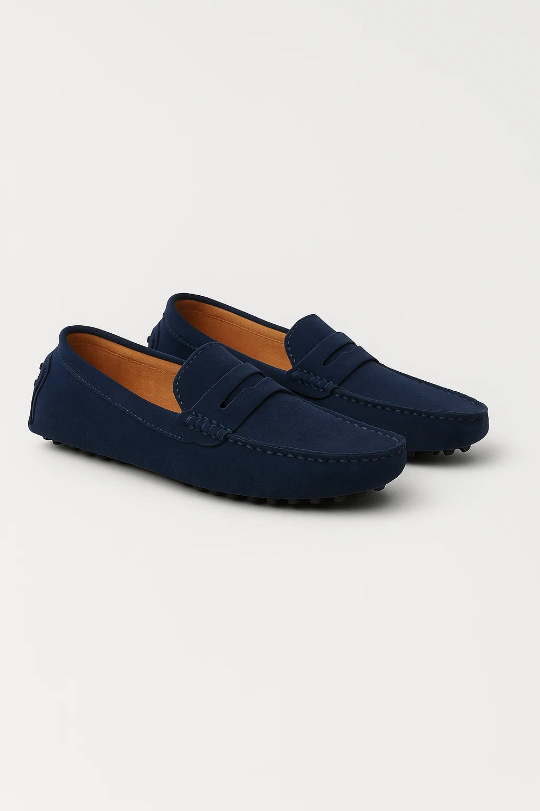 Men's Penny Loafers - Studded Sole Moccasin Slip-On Shoes