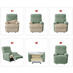 Recliner Chair Cover with Side Pocket - Fitted Microfiber Protector