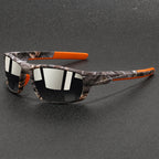 Men's Polarized Camo Sunglasses with Silicone Nose Pads