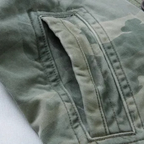 Men's Short Camouflage Military Jacket – Stand Collar
