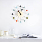Minimalist Abstract Wall Clock – Scandinavian Design – 32CM