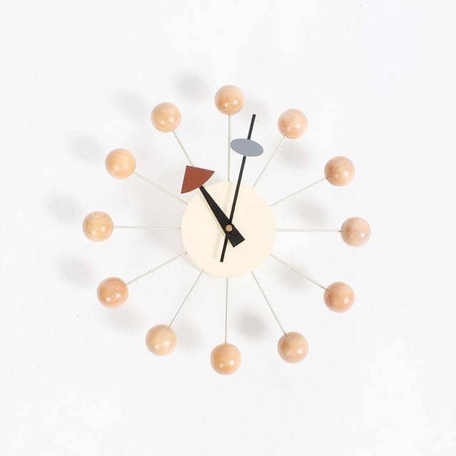 Minimalist Abstract Wall Clock – Scandinavian Design – 32CM
