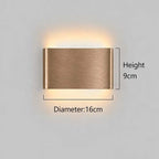 Aluminium LED Wall Light – Up & Down Wall Lamp for Bedroom & Hallway
