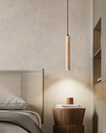 Travertine LED Ceiling Light - Minimalist Stone Fixture