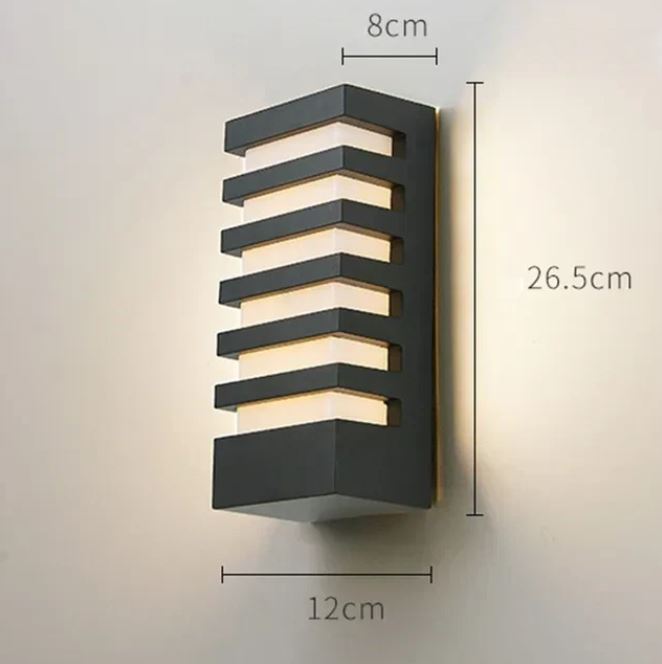 Minimalist LED Wall Light with Modern Design for Indoor & Outdoor Use – IP65