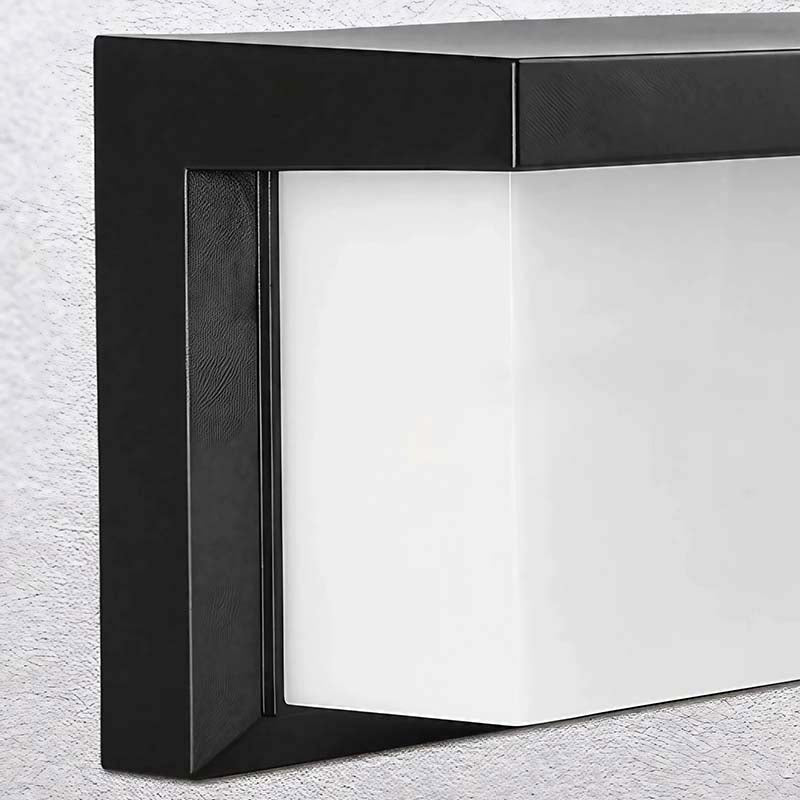 Outdoor Motion Sensor Wall Light – Black LED, Weatherproof for Garden, Porch or Pathway