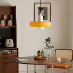 Colorful Bauhaus Pendant Light with Timeless Glass Design