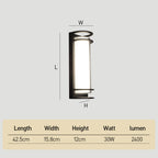 Aveline Round LED Outdoor Wall Lamp IP68