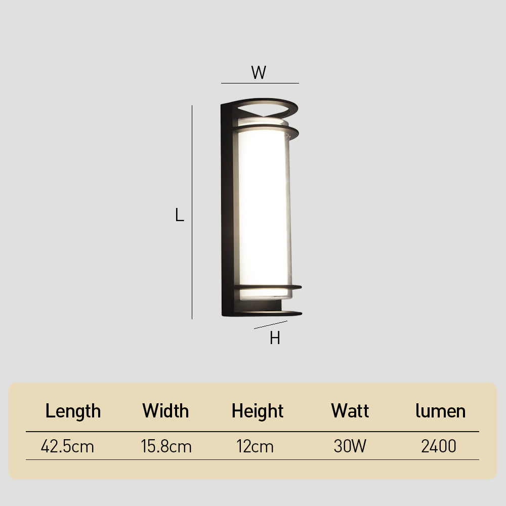 Aveline Round LED Outdoor Wall Lamp IP68