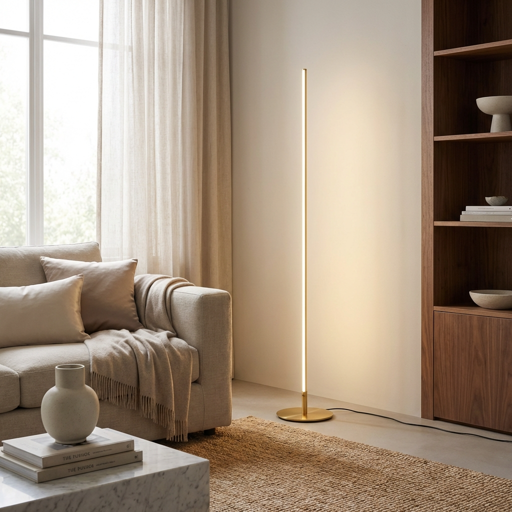 Solviero – Modern Tall LED Floor Lamp