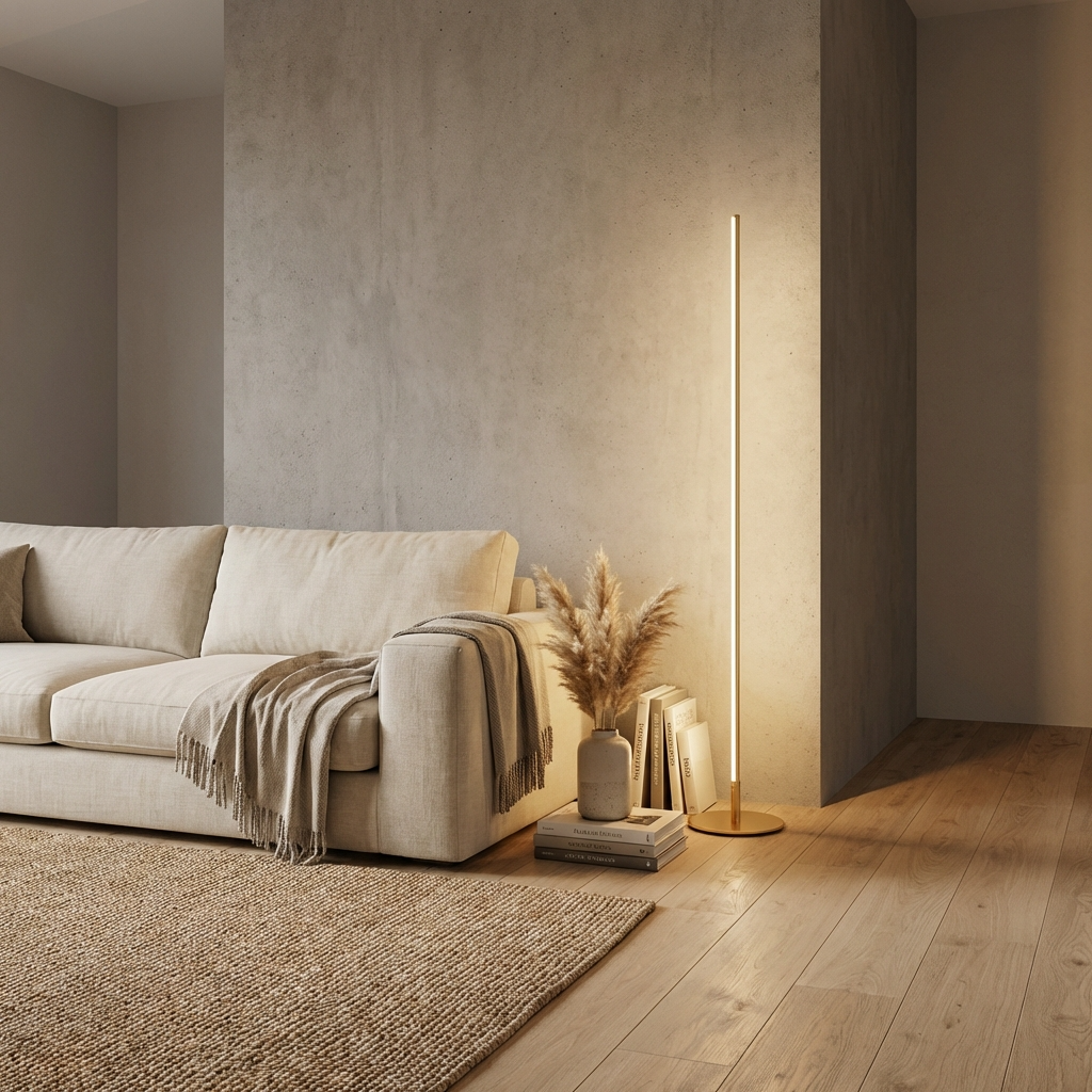 Solviero – Modern Tall LED Floor Lamp