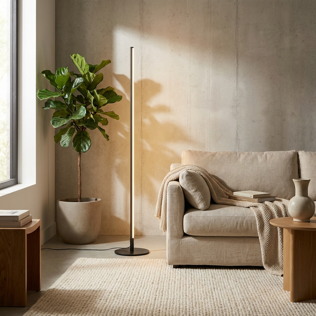 Solviero – Modern Tall LED Floor Lamp