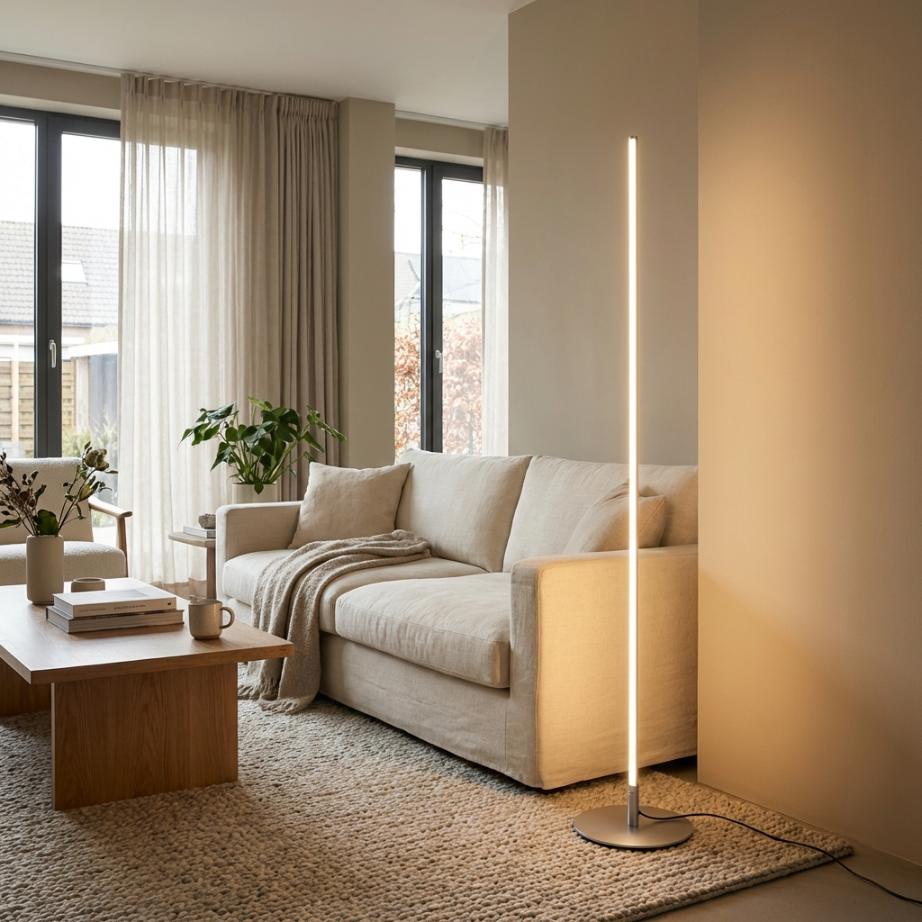 Solviero – Modern Tall LED Floor Lamp
