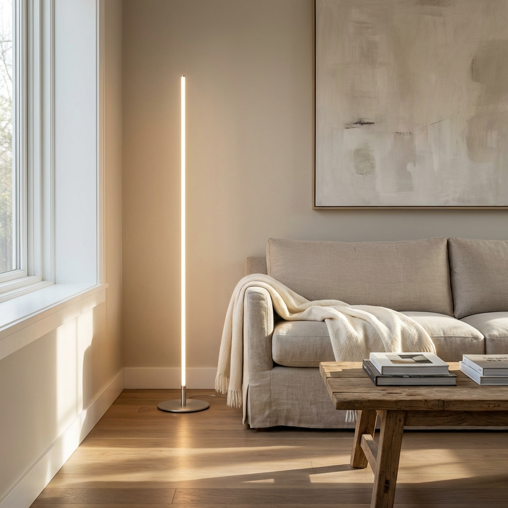 Solviero – Modern Tall LED Floor Lamp