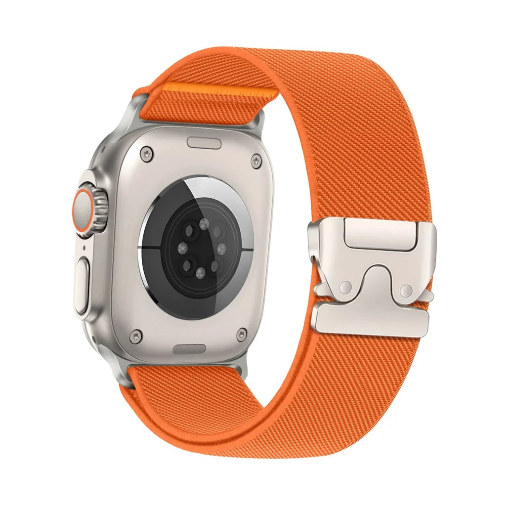 Adjustable Nylon Mesh Watch Strap for Apple Watch & Ultra