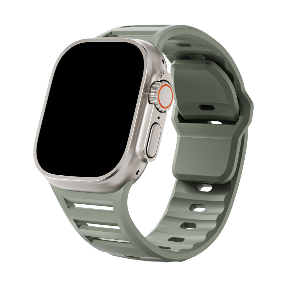 Silicone Sport Band for Apple Watch - Water-Resistant Strap 44/45/46/49mm