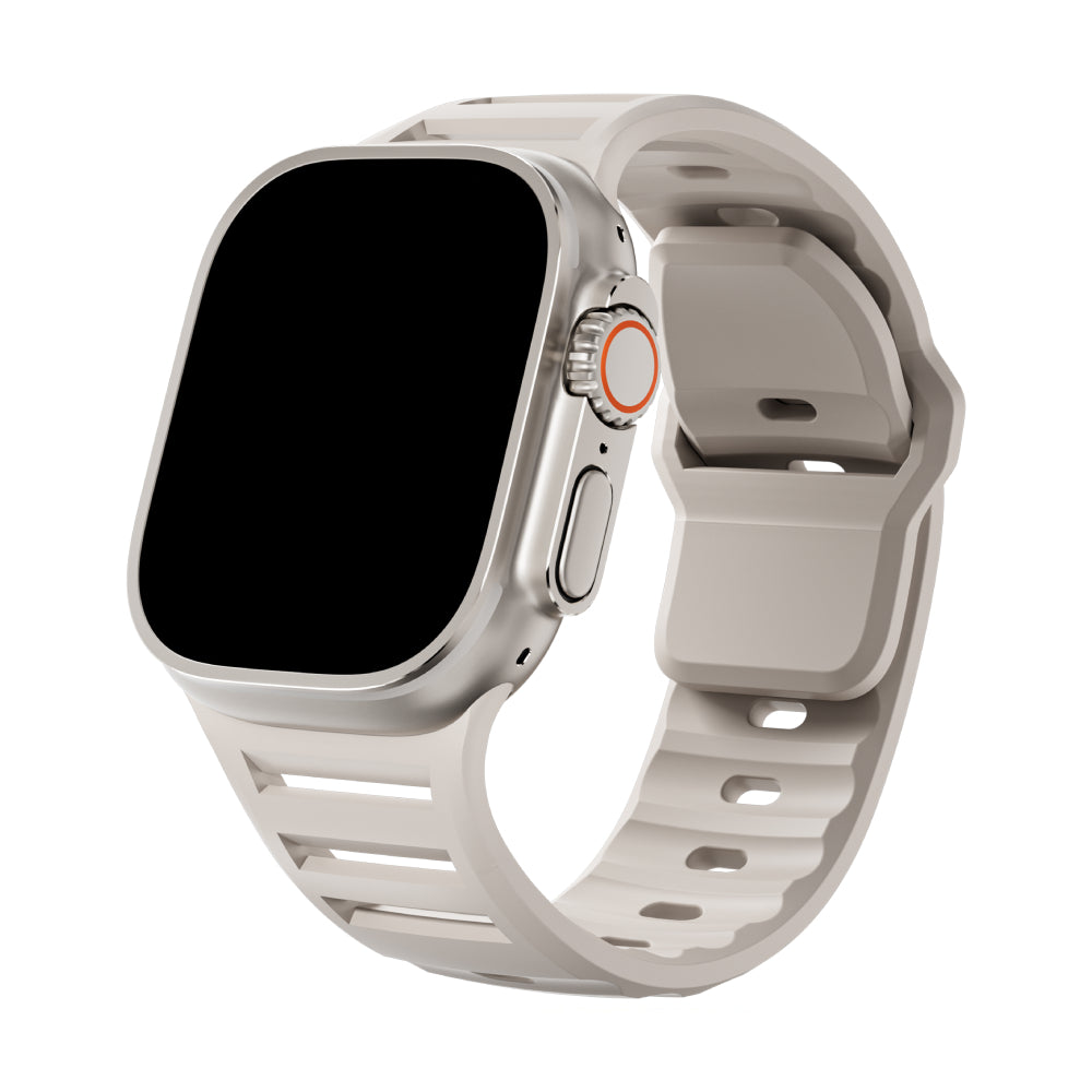 Silicone Sport Band for Apple Watch - Water-Resistant Strap 44/45/46/49mm