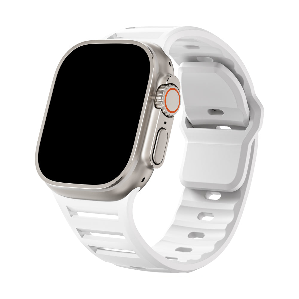 Silicone Sport Band for Apple Watch - Water-Resistant Strap 44/45/46/49mm