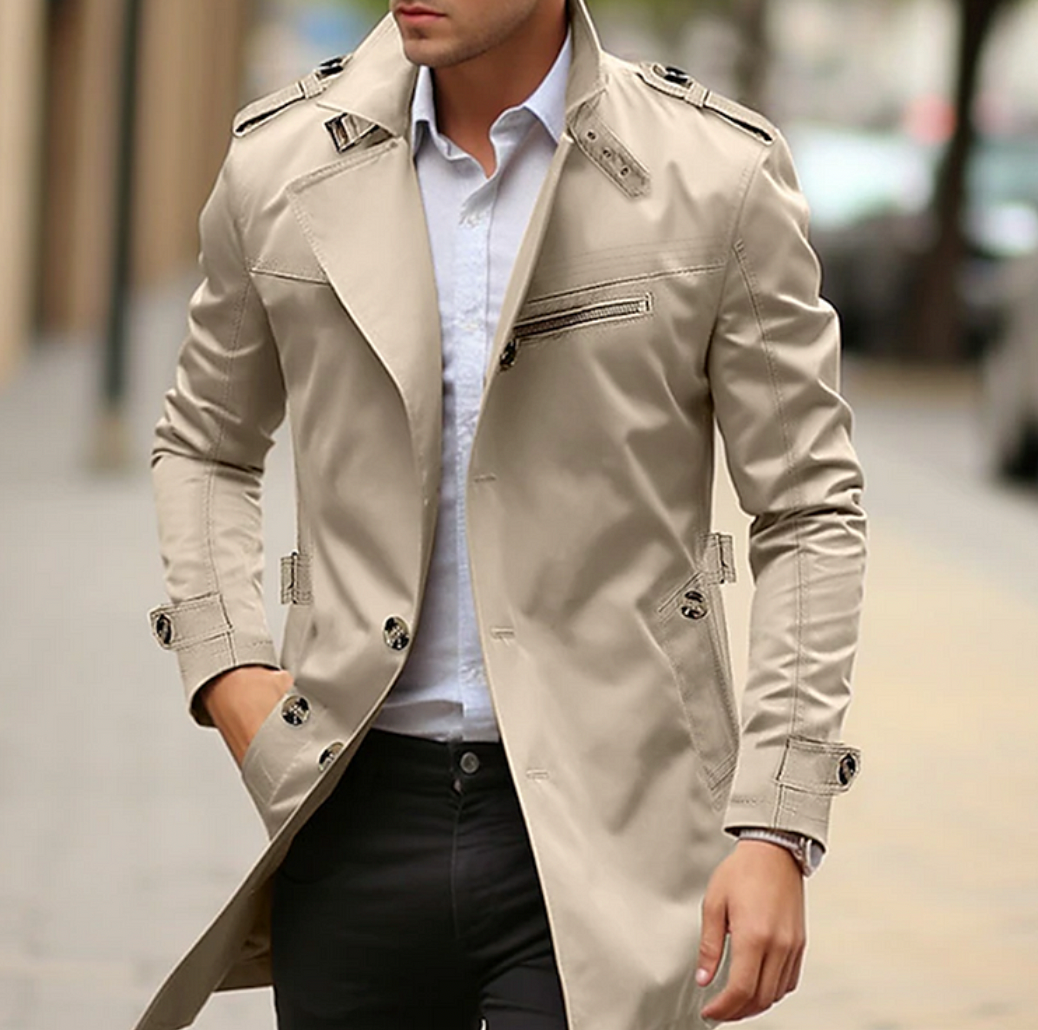 Men's Trench Coat – Tailored Urban Style