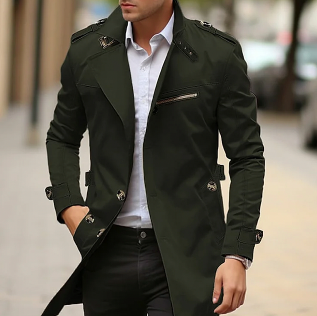 Men's Trench Coat – Tailored Urban Style