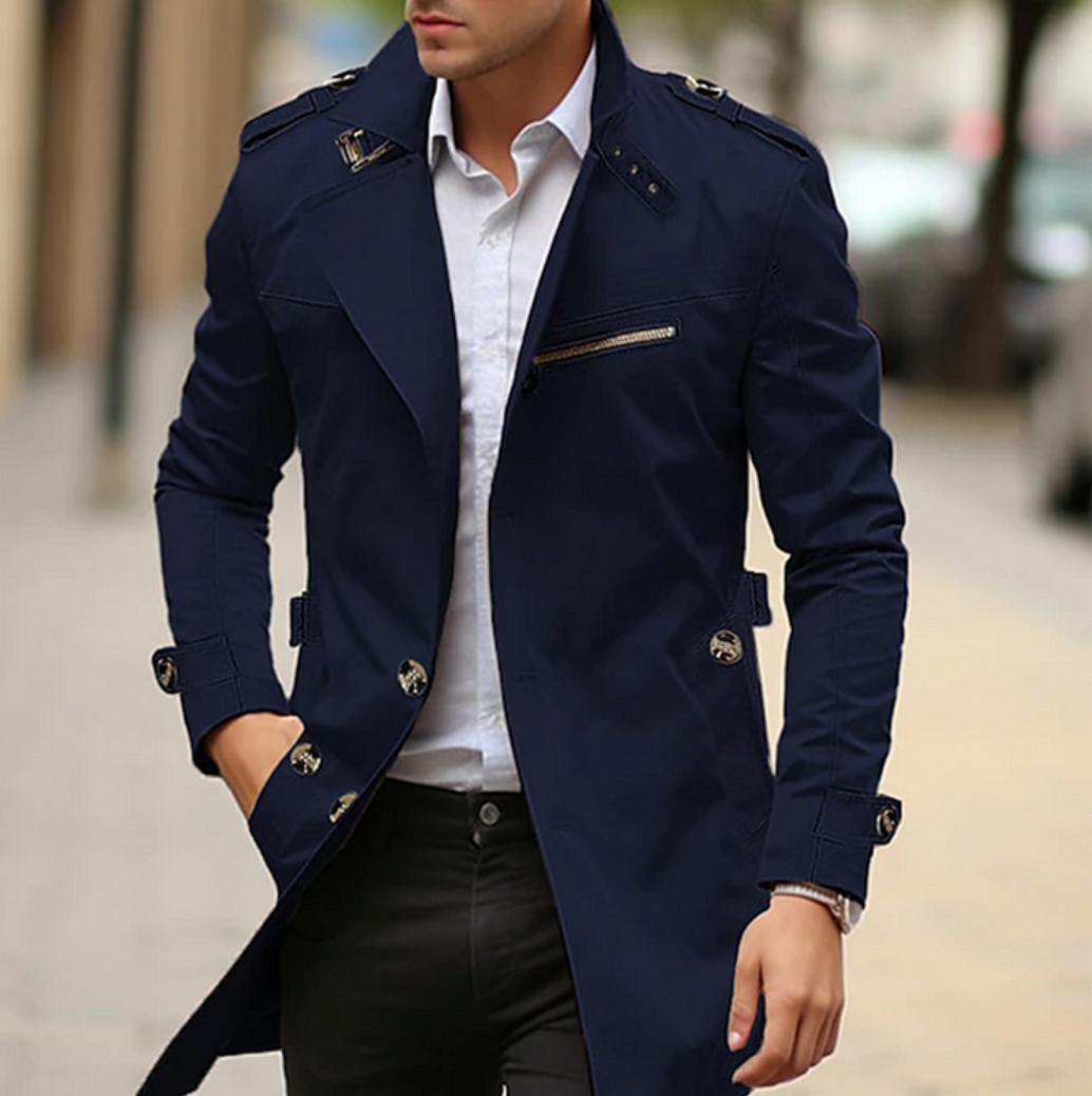 Men's Trench Coat – Tailored Urban Style